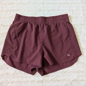 JoyLab Purple Athletic Shorts Lightweight Curved Hem